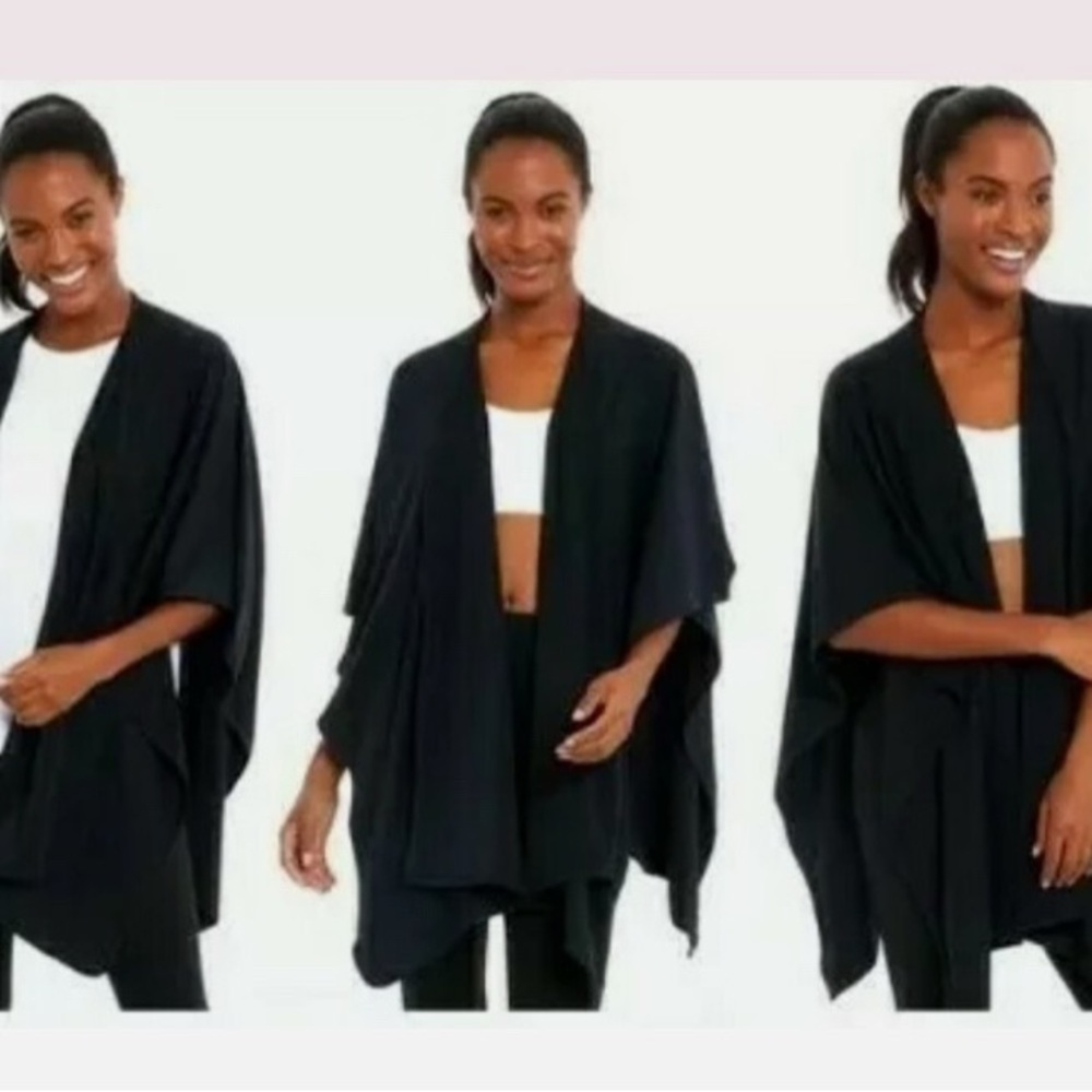 Balance Collection Black Yoga Wrap